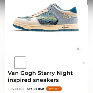 VAN GOGH STARRY NIGHT SNEAKERS